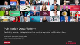Realizing a smart data platform for service agnostic publication data