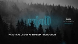 Practical use of AI in media production