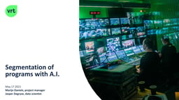 How VRT automated the segmentation of programmes with AI
