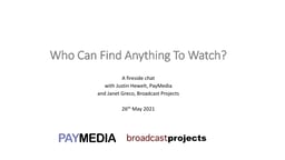 Who can find anything to watch?