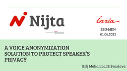 Nijta: A voice anonymization solution to protect speakers' privacy