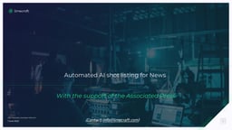 Using AI for automatic shot listing in news at Associated Press
