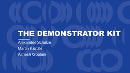 EBU Class Conceptual Model (CCDM) Demonstrator Kit