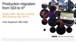 Network migration from SDI to IP