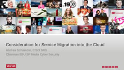 Considerations for service migration into the cloud