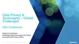 Data privacy and sovereignty