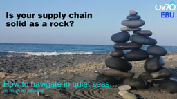 Is your supply chain solid as a rock?