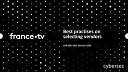 Best Practises on selecting vendors