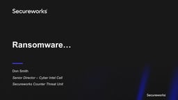 Ransomware attacks in 2021