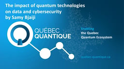 The impact of quantum technologies on data and cybersecurity
