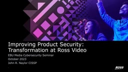 How Ross transformed to improve their product security