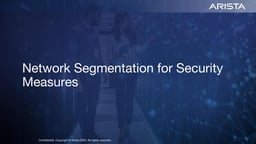 Network segmentation for security measures