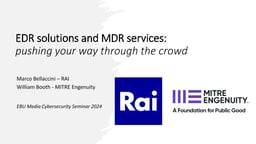 MDR services and EDR products – how to assess them