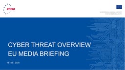 Cyberthreats overview for Media in Europe