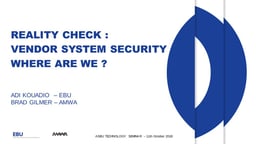Reality check: media systems security – where are we?