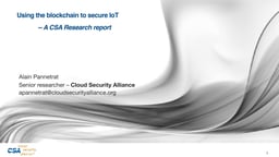 Using Blockchain to secure the Internet of Things (IoT)