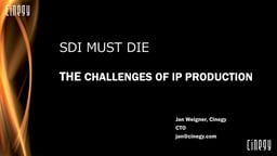 The challenges of IP production
