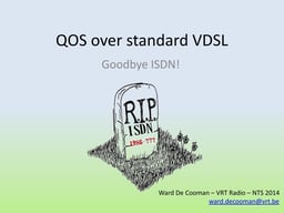 AoIP with QOS over standard VDSL