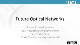 Future optical networks