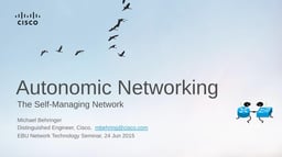 Autonomic networking