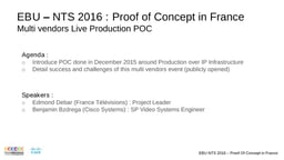 Proof of concept in France