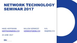 Welcome to NTS 2017