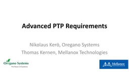 Advanced PTP requirements