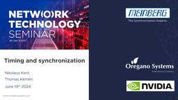 Timing and synchronization