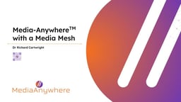 Media anywhere with a media mesh