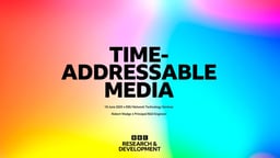 Time-addressable media