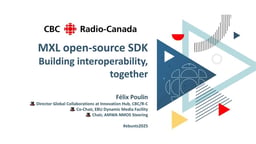 MXL open-source SDK: Building interoperability, together
