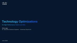Technology Optimizations for High-Performance Fabrics and MXL