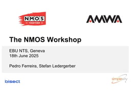 The NMOS workshop