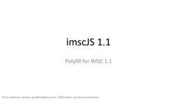 imscJS 1.1 Polyfill