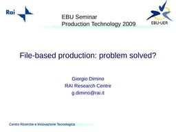 File-based production