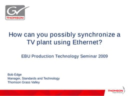 TV plant syncing