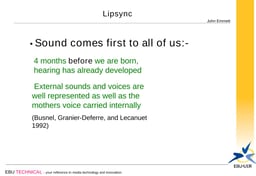 Lipsync issues