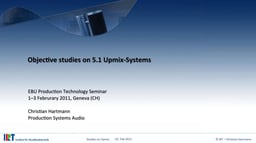 5.1 upmix systems