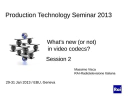 What’s new (or not) in video codecs?