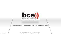 Integrated and distributed production workflows