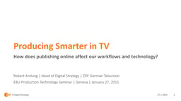Producing smarter in TV