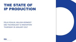 The state of IP production