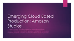 Emerging cloud