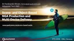 Scene and object-based NGA audio production