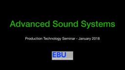 Advanced sound systems