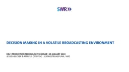 Decision-making in a volatile broadcasting environment