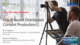 Cloud-based distributed content production