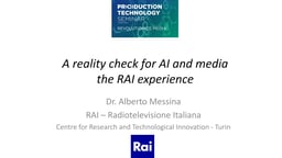 A reality check for AI and media – the RAI experience
