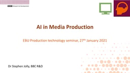 BBC R&D work on how AI will shape production