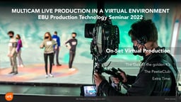 Multicam live production in a virtual environment